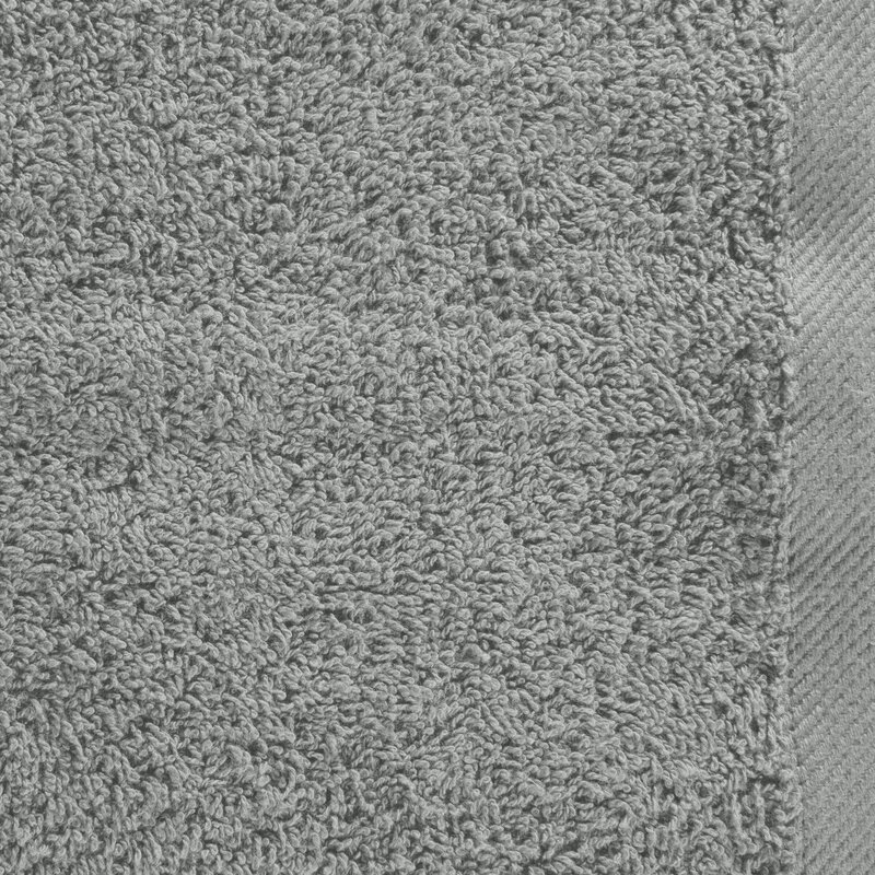 Ręcznik gładki stalowy 70 x 140 cm – miękki i chłonny