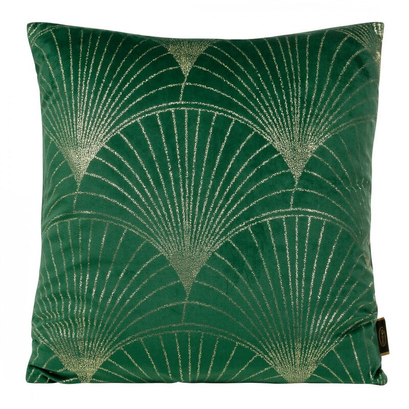 Poszewka Blink 21 ciemnozielona 45 x 45 cm – doda luksusu