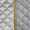 Narzuta velvet Kristin srebrna 220 x 240 cm – doda blasku sypialni