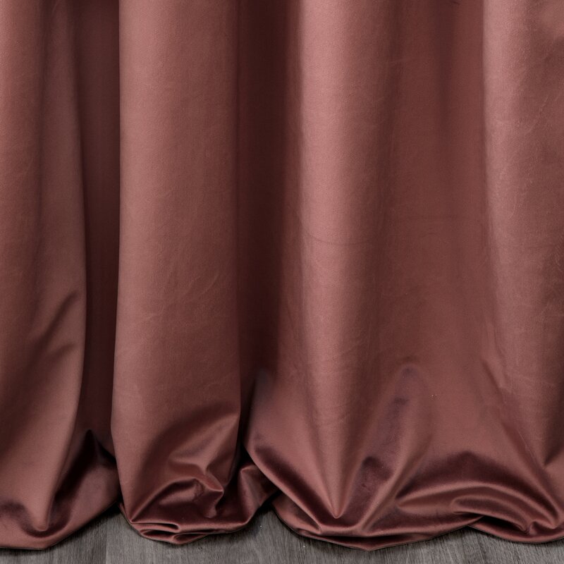 Zasłona gotowa Sibel ciemnoróżowa 140 x 270 cm – zaciemniająca i elegancka