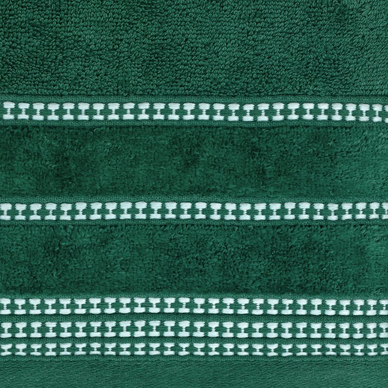 Ręcznik Amanda butelkowy zielony 70 x 140 cm – miękki i chłonny