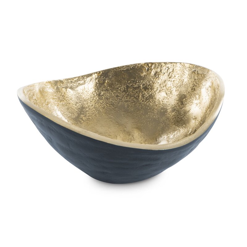 Misa metalowa Pedro1 granatowa 16 x 16 x 8 cm – błyszczące wnętrze