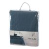 Narzuta microfibra granatowa 170 x 210 cm – dodaje elegancji sypialni