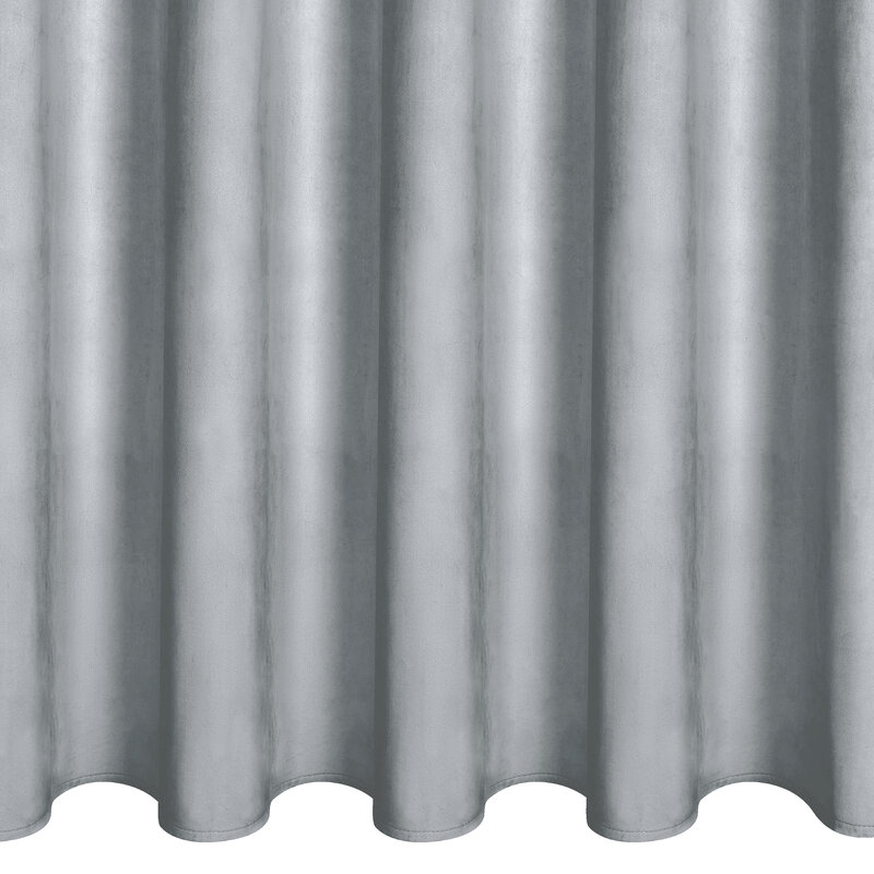 Zasłona gotowa srebrna 140 x 250 cm – dodaje przytulności
