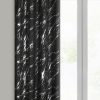 Zasłona gotowa LANI czarna 140 X 250 CM – modny wzór marmuru