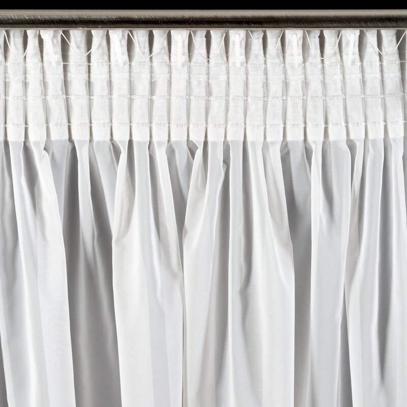 Firana gotowa MISSY biała 140 X 270 CM – zwiewna i rozpraszająca światło