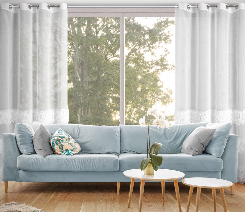 Firana gotowa Margaret4 biała 140 X 250 cm – puszysta i lekka