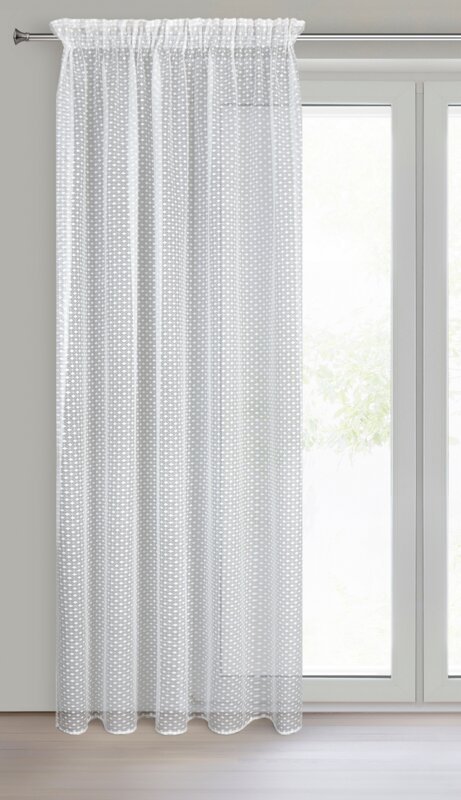 Firana gotowa Alaya biała 140 x 270 cm – rozświetla wnętrze
