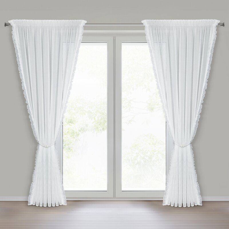 Firana gotowa Agness biała 140 x 270 cm – subtelnie filtruje światło