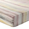 Prześcieradło z gumką fioletowe 100 x 200 x 30 cm – idealne dopasowanie