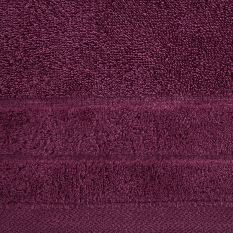 Ręcznik welurowy Damla amarantowy 70 X 140 CM – miękki i chłonny