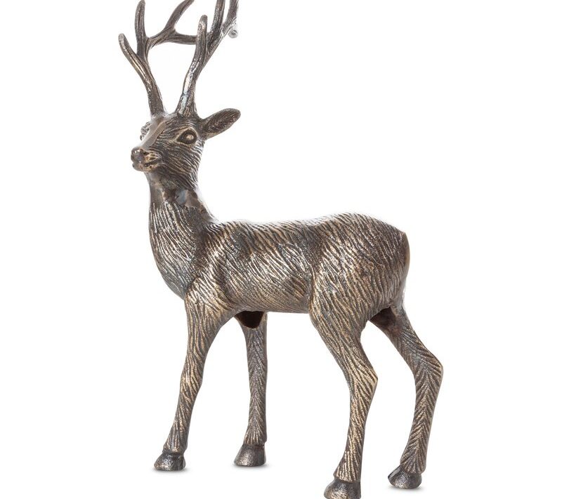 Figurka świąteczna M165A stalowa 22 x 9 x 42 cm – metalowa dekoracja