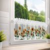 Zazdrostka gotowa Helia biała 150 X 30 cm – z motywem słoneczników
