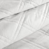 Narzuta Velvet biała 170 x 210 cm – chroni pościel przed kurzem