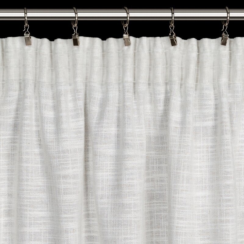 Zasłona gotowa kremowa 140 x 270 cm – rozjaśnia wnętrze