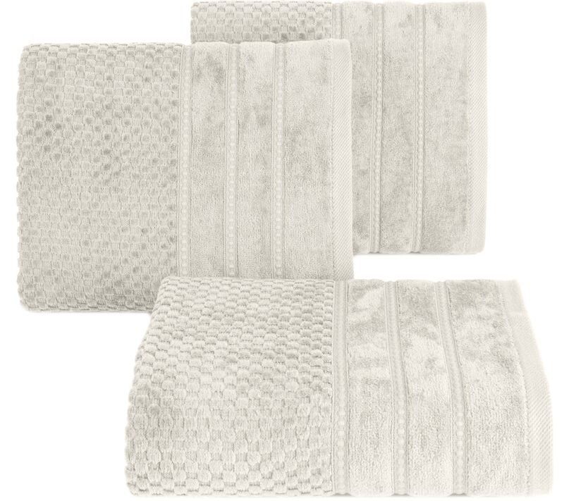 Ręcznik welurowy Adore beżowy 70 x 140 cm – miękki i chłonny