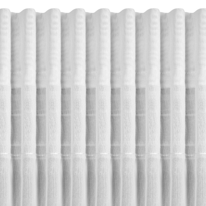 Firana gotowa biała 300 x 150 cm – rozświetla wnętrze