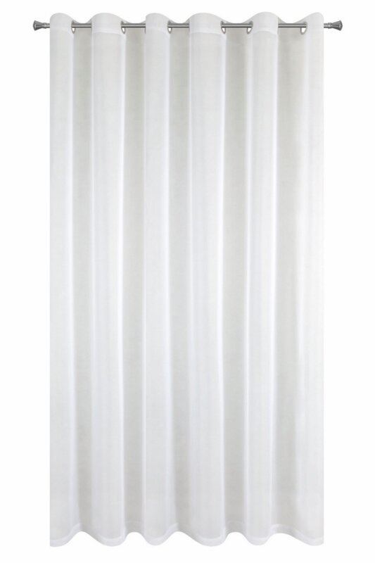 Firana gotowa Lucy biała 350 x 250 cm – miękko się układa