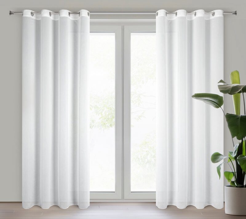 Firana gotowa Tirsa biała 140 x 250 cm – rozjaśnia wnętrze