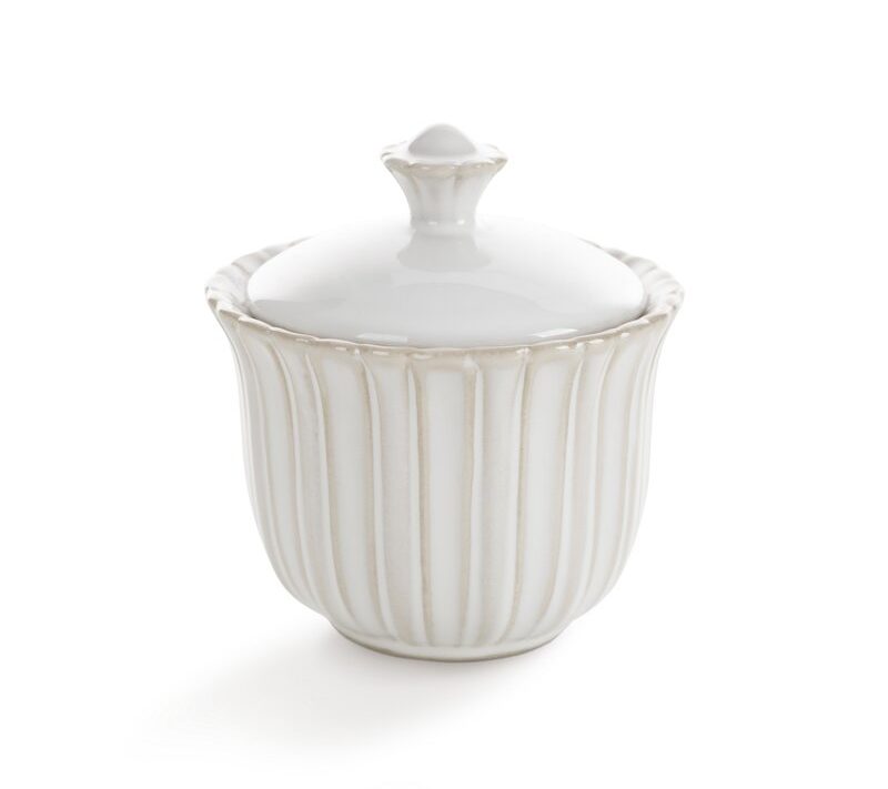 Pojemnik ceramiczny kremowy 10 x 10 x 11 cm – idealny na kawę