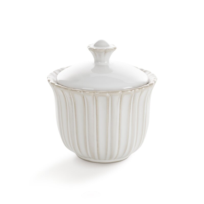 Pojemnik ceramiczny kremowy 10 x 10 x 11 cm – idealny na kawę