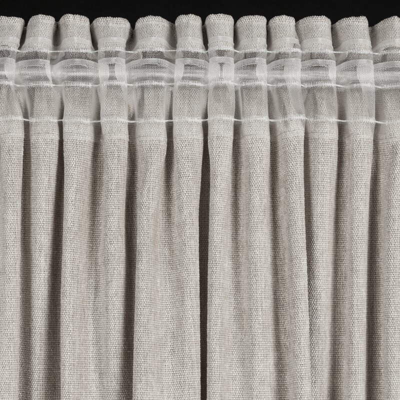 Zasłona gotowa Megi stalowa 140 x 270 cm – doda przytulności