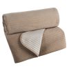 Narzuta Velvet2 beżowa 220 x 240 cm – doda przytulności