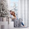 Firana gotowa SW/FIR/NADINE biała 140x250 – na święta Bożego Narodzenia