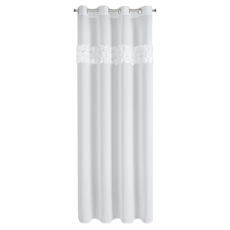 Zasłona gotowa Eva Minge biała 140 x 250 cm – dodaje romantyzmu