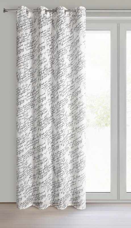Zasłona gotowa Edith naturalna 140 x 250 cm – delikatne zaciemnienie