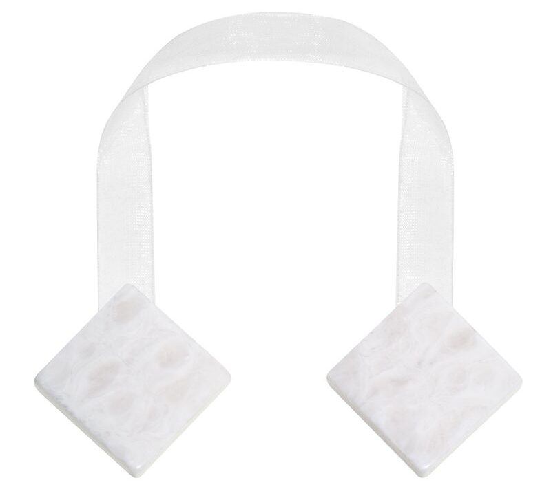 Upinacz magnetyczny biały 5 x 15 cm – eleganckie firany