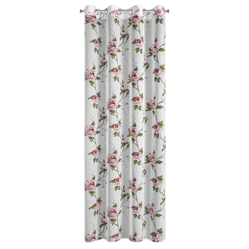 Zasłona gotowa biała 135 x 250 cm – dodaje przytulności