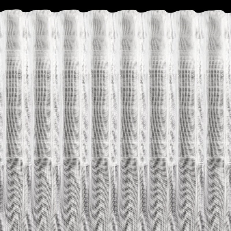 Firana gotowa biała 140 x 270 cm – rozświetla wnętrze