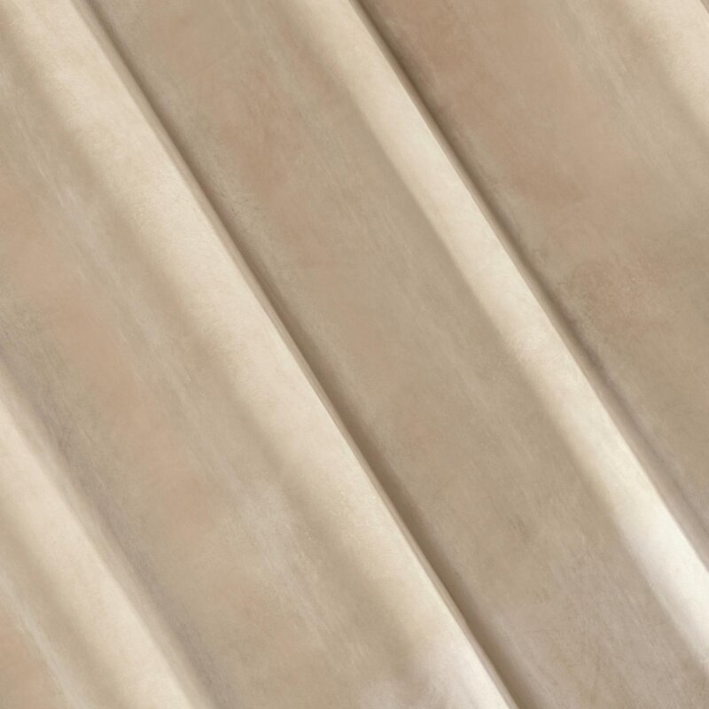 Zasłona gotowa beżowa 140 x 270 cm – zaciemniająca wnętrze