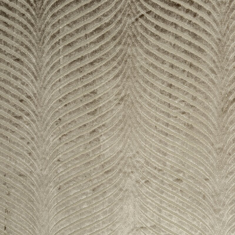 Zasłona gotowa Lussi ciemnobeżowa 140 X 250 cm – aksamitna faktura