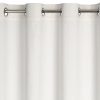 Zasłona gotowa welwet LILI biała 140 x 250 cm – zaciemniająca i elegancka