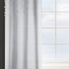 Zasłona gotowa D91 Stella srebrna 140 X 250 cm – z subtelnymi pomponikami