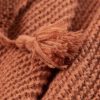 Koc akrylowy ceglasty 130 x 170 cm – natychmiast ociepla