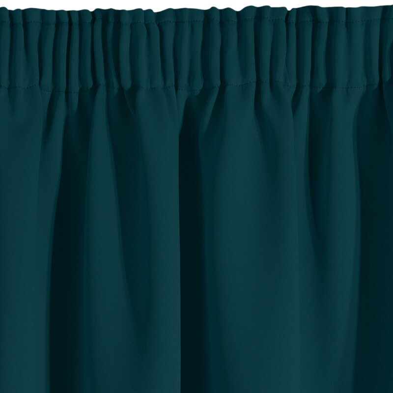 Zasłona gotowa Logan petrol 135 X 270 cm – skuteczne zaciemnienie