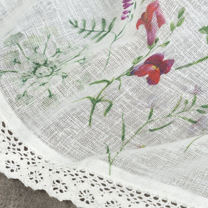 Firana gotowa Sylwia biała 150 x 30 cm – rozświetla wnętrze