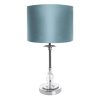 LAMPA DEKORACYJNA MONIK (01) O 30 X 53 CM NIEBIESKI