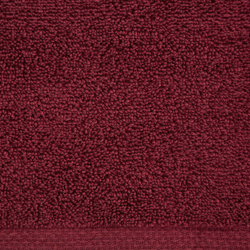 Ręcznik gładki bordowy 16 x 21 cm – delikatny dla skóry