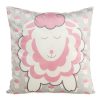 Poszewka Design91 biała 45 x 45 cm – miękka welwetowa