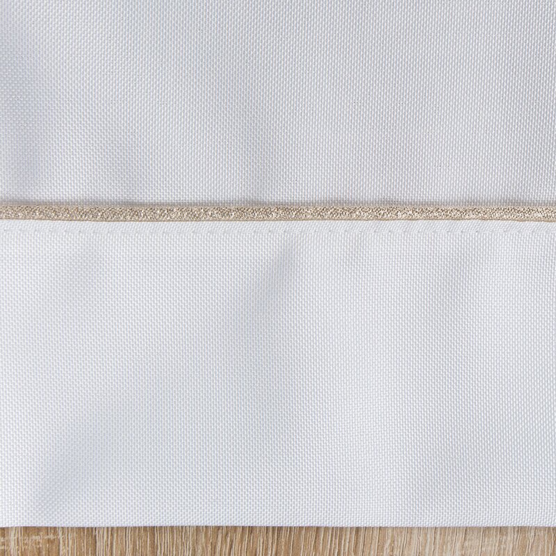 Obrus Madele biały 140 x 180 cm – łatwy w czyszczeniu