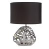 LAMPA DEKORACYJNA DAKOTA (3) O 37 X 52 CM SREBRNY