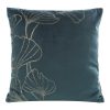 Poszewka welwetowa ciemnoturkusowa 45 x 45 cm – stylowy dodatek na sofę