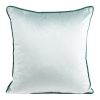 Poszewka velvet morska 40 x 40 cm – doda świeżości