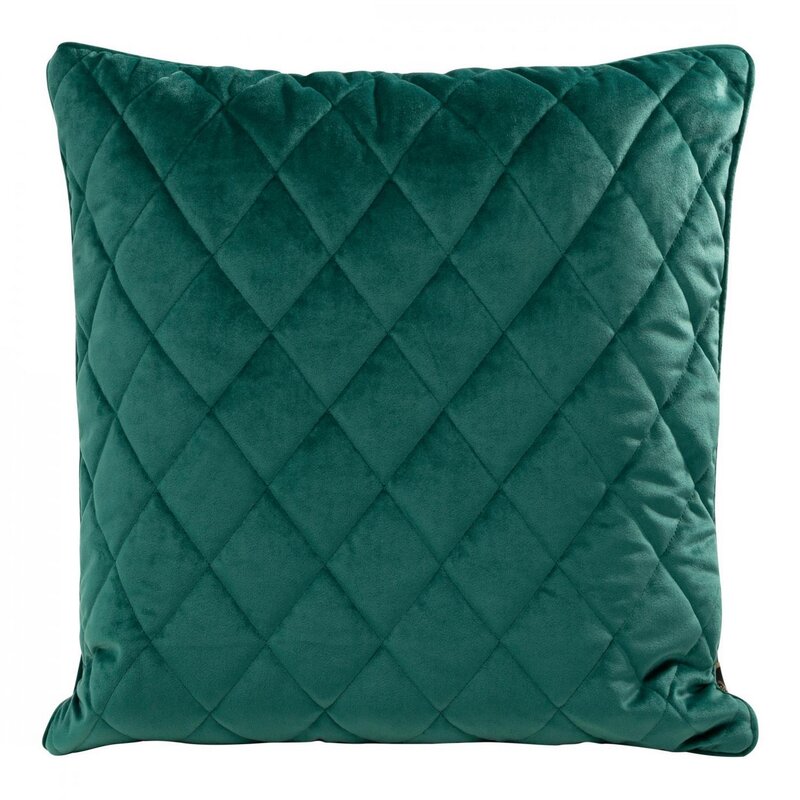 Poszewka velvet ciemnoturkusowa 50 x 50 cm – doda ciepła