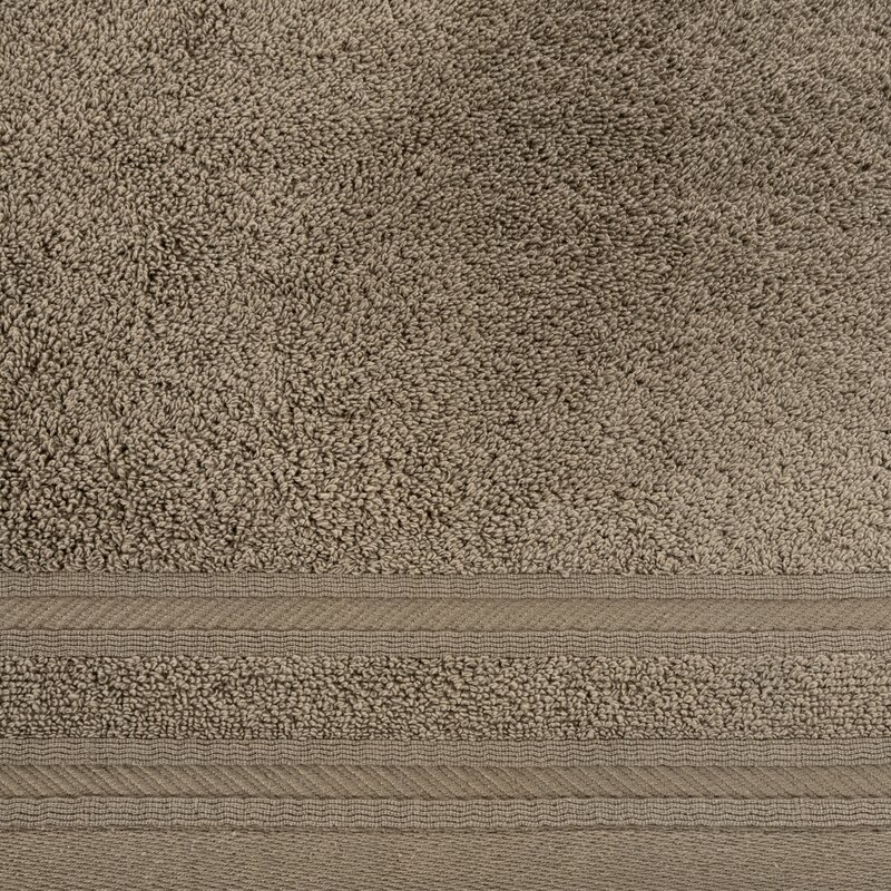 Ręcznik kąpielowy KELY bawełniany jasnobrązowy 50x90 cm – miękki