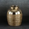 Wazon ceramiczny DORI złoty fi 20 x 25 cm – idealny na kwiaty